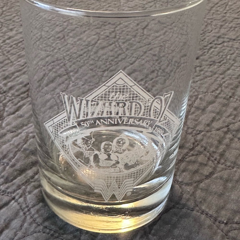 Wizard of Oz 50th Anniversary Glass (1989) WHATABURGER Vintage